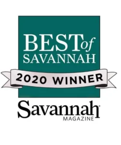 best of savannah 2020 award.