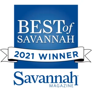 best of savannah 2021 award.