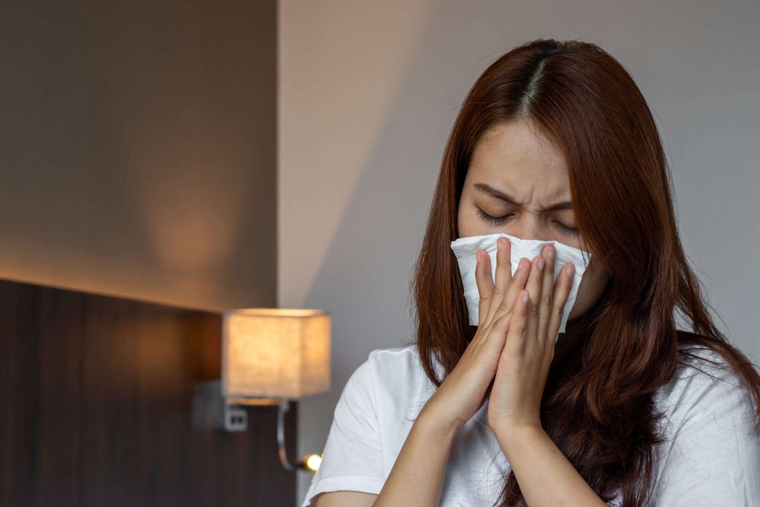 Lady with Rhinorrhea.
